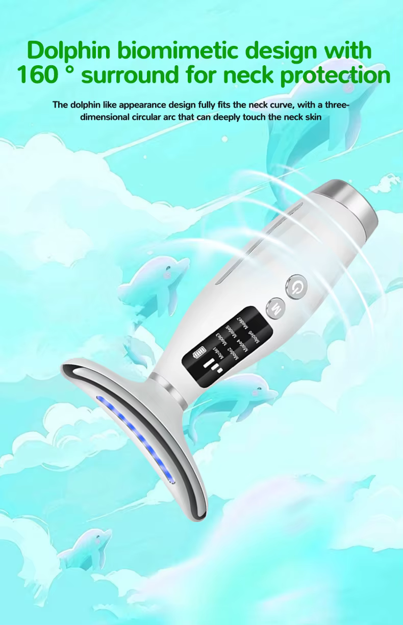 7-in-1 LED Face & Neck Firming Massager