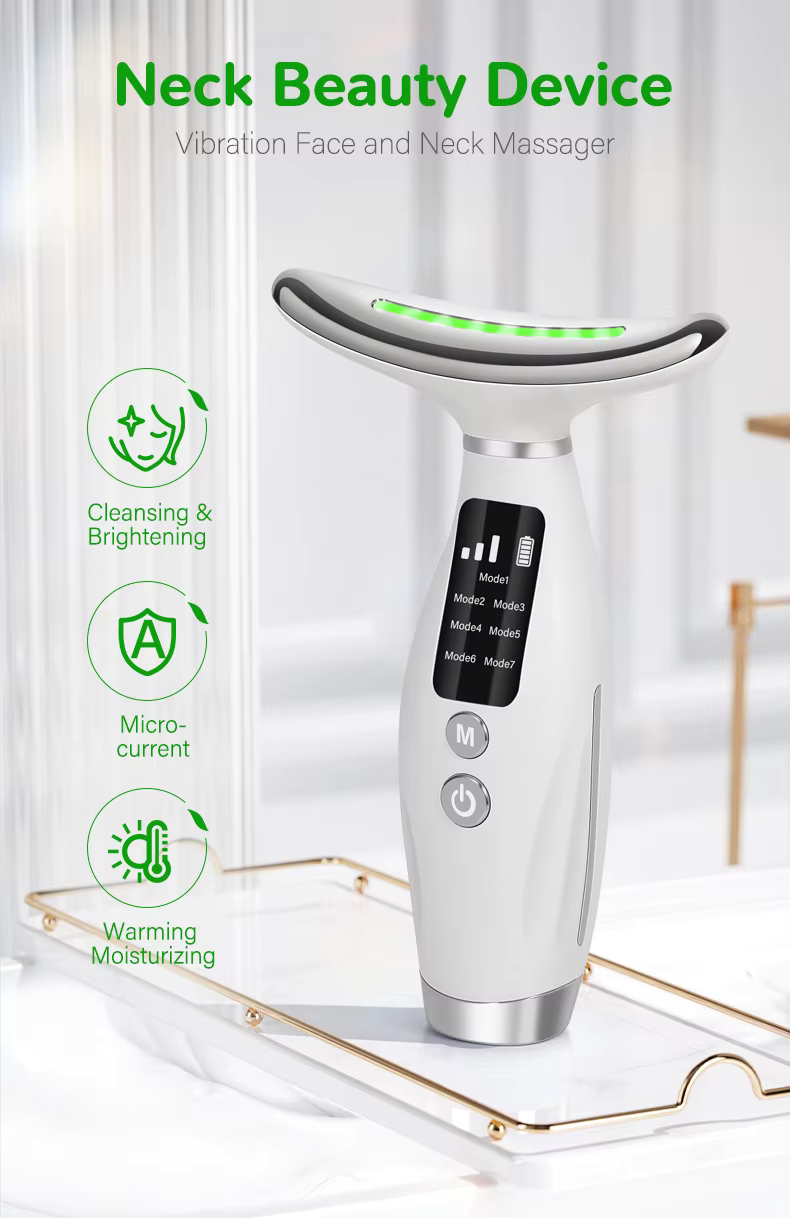 7-in-1 LED Face & Neck Firming Massager