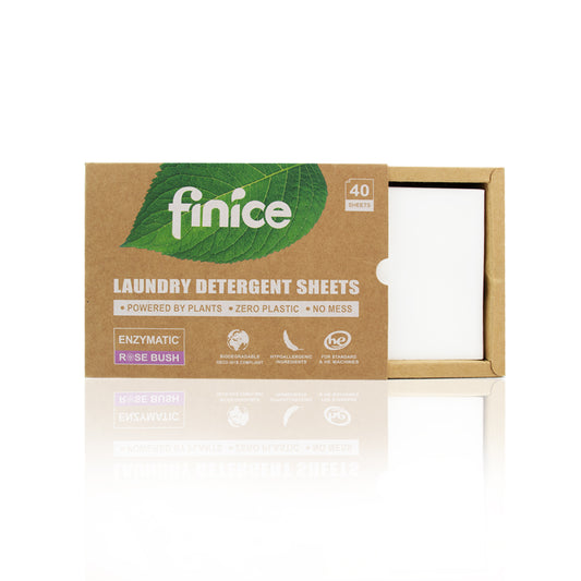 Eco Finice Laundry Detergent Sheet – Rose Bush (40 Sheets)