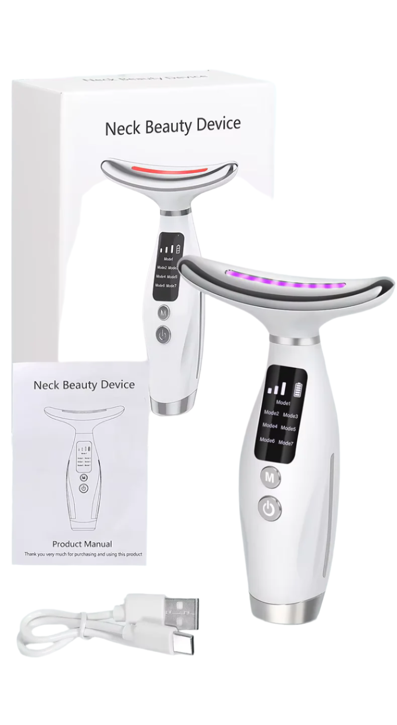 7-in-1 LED Face & Neck Firming Massager
